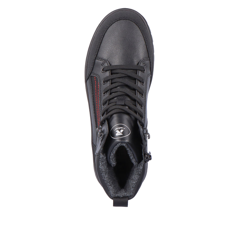 Rieker Artikelnummer U0271-00 Rieker Herren Schnürstiefel deep black Bis zu 55% Rabatt