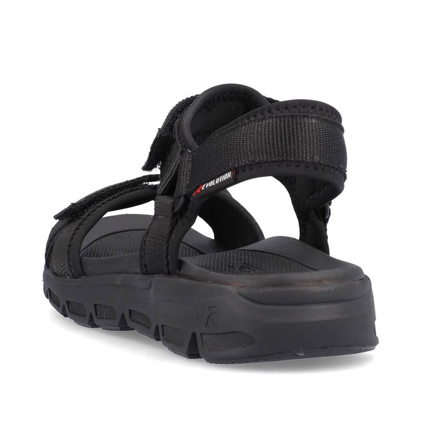 Rieker Artikelnummer V8401-00 Rieker Damen Trekkingsandalen deep black Super Rabatt