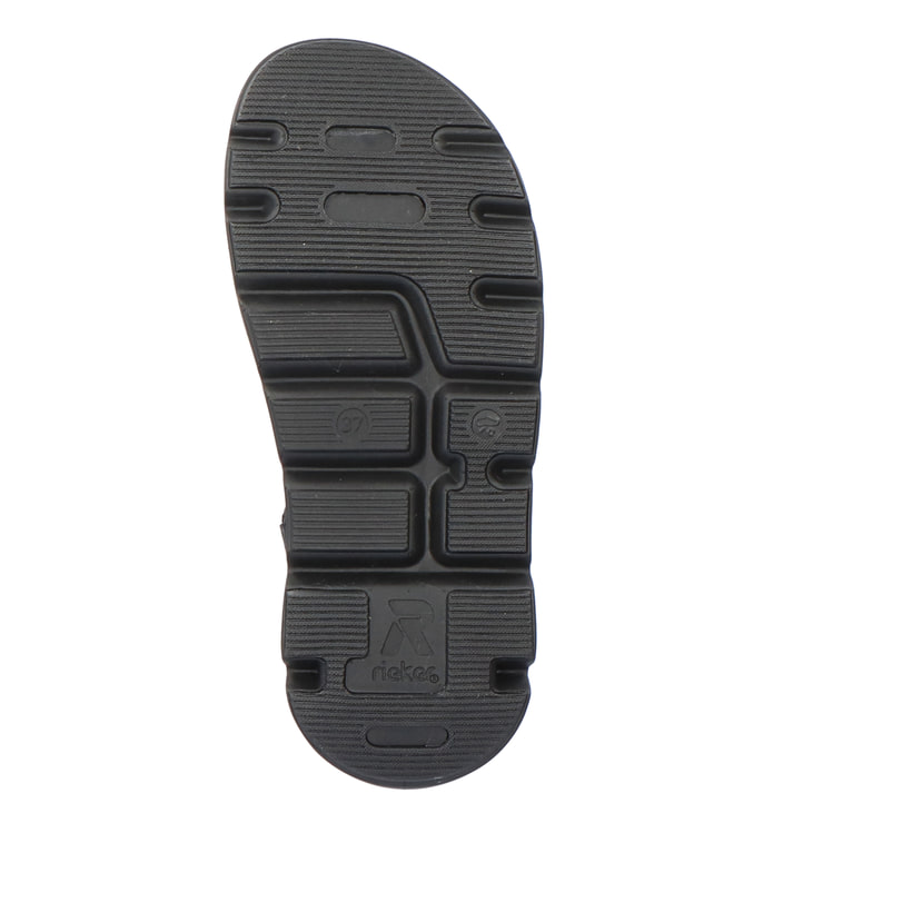 Rieker Artikelnummer V8401-00 Rieker Damen Trekkingsandalen deep black Super Rabatt