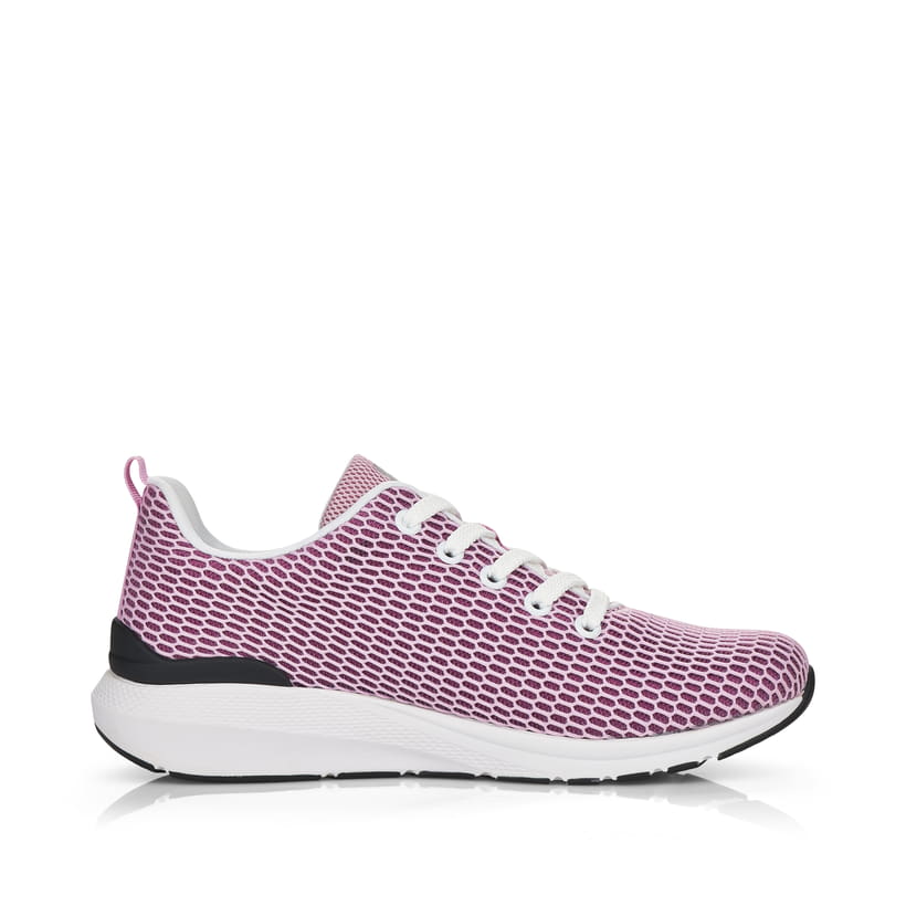 Rieker Artikelnummer 40103-30 Rieker Damen Sneaker Low soft pink 50% Rabatt mit kostenlosem Versand