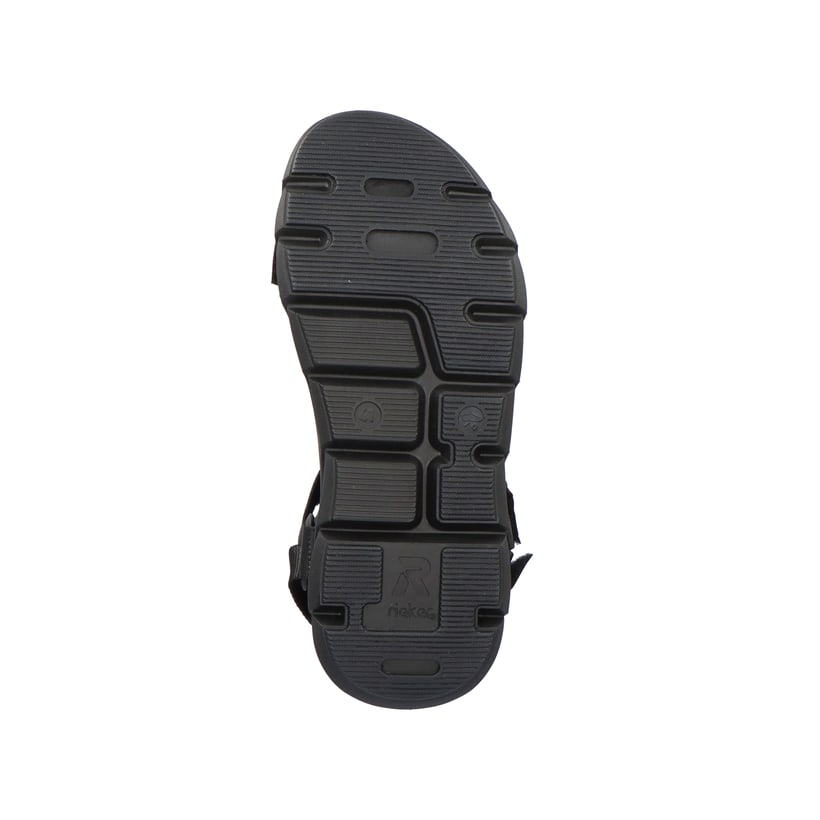Rieker Artikelnummer 20802-01 Rieker Herren Trekkingsandalen deep black Kostenloser Versand international