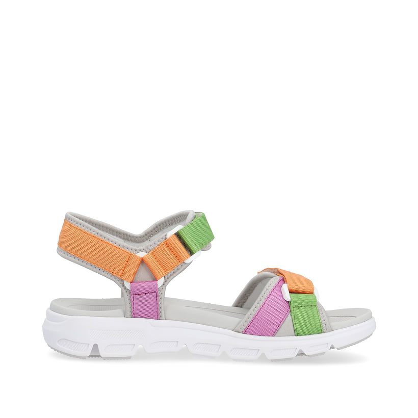 Rieker Artikelnummer V8401-91 Rieker Damen Trekkingsandalen mehrfarbig Fabrikladen