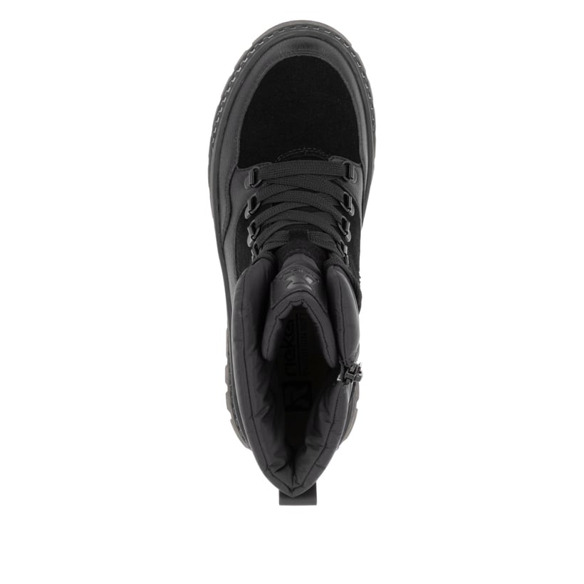 Rieker Artikelnummer W2171-00 Rieker Damen Schnürstiefel carbonschwarz Rabatte dieses Monats