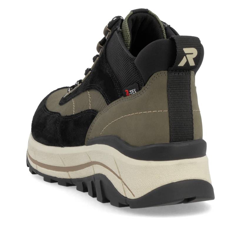 Rieker Artikelnummer W0067-54 Rieker Damen Schnürstiefel urbanschwarz-khaki 2025