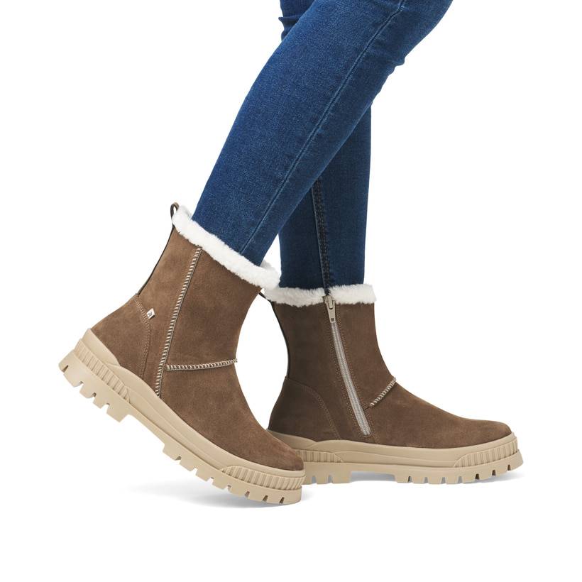 Rieker Artikelnummer W2172-20 Rieker Damen Stiefeletten zimtbraun Auslauf