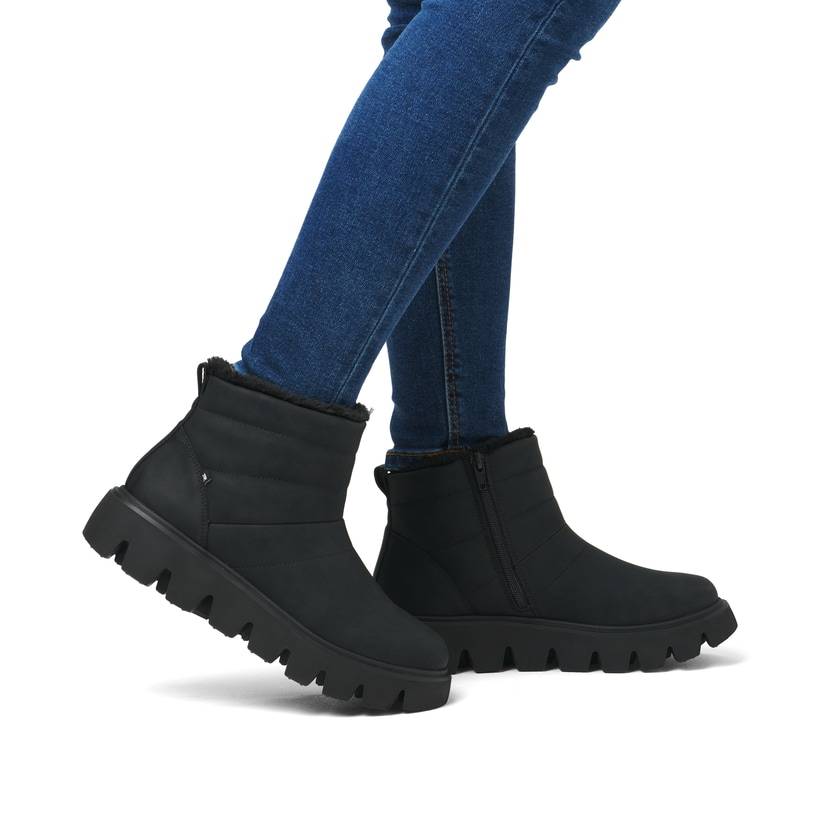Rieker Artikelnummer W2070-00 Rieker Damen Kurzstiefel graphitschwarz Verkauf