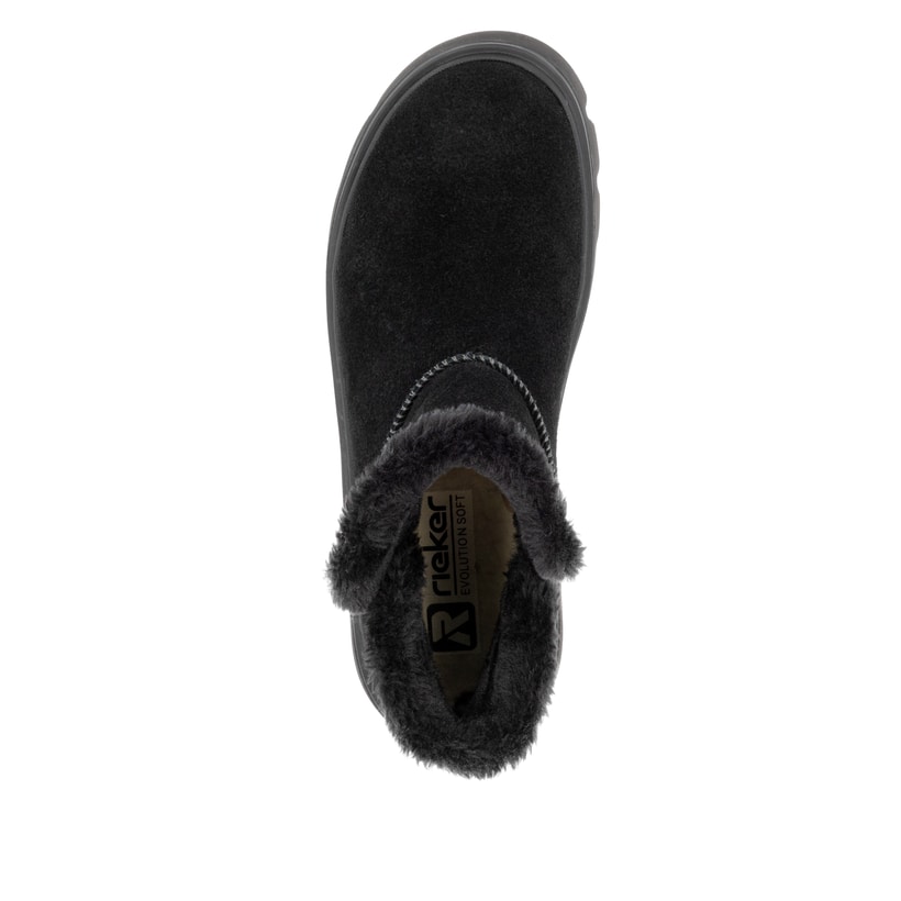 Rieker Artikelnummer W2071-00 Rieker Damen Kurzstiefel tiefschwarz Fabrikverkauf