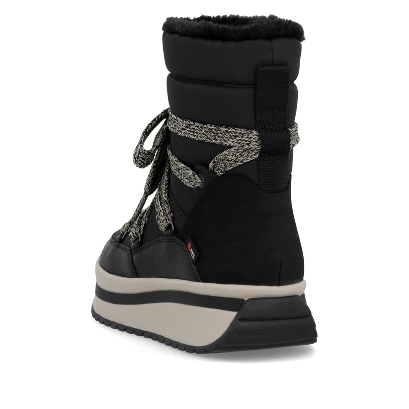Rieker Artikelnummer W0971-00 Rieker Damen Schnürstiefel asphaltschwarz Meist gekauft