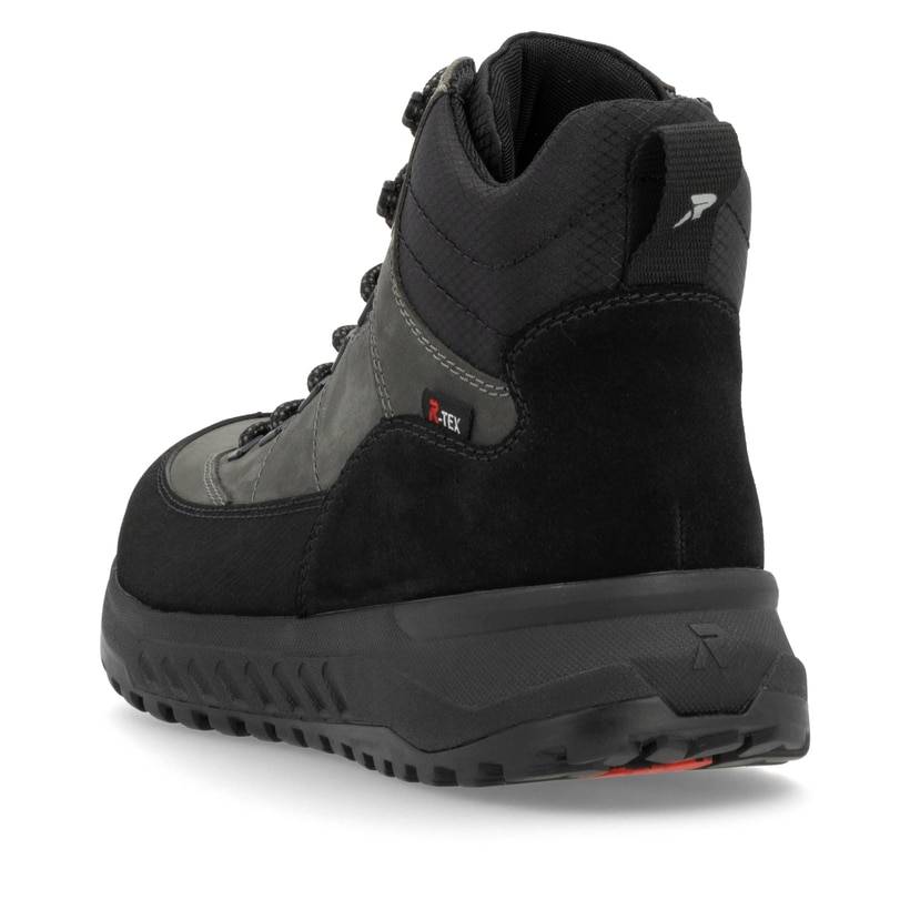 Rieker Artikelnummer U0174-42 Rieker Herren Schnürstiefel graphitgrau-schwarz Limitierter Zeitrabatt