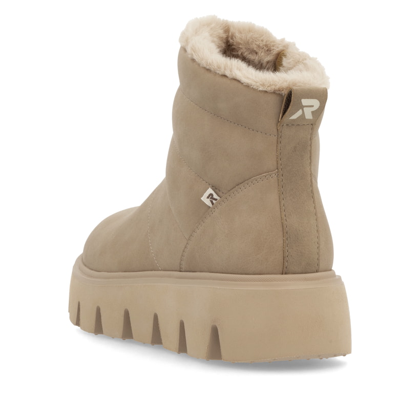 Rieker Artikelnummer W2070-20 Rieker Damen Kurzstiefel lehmbeige Großer Ausverkauf