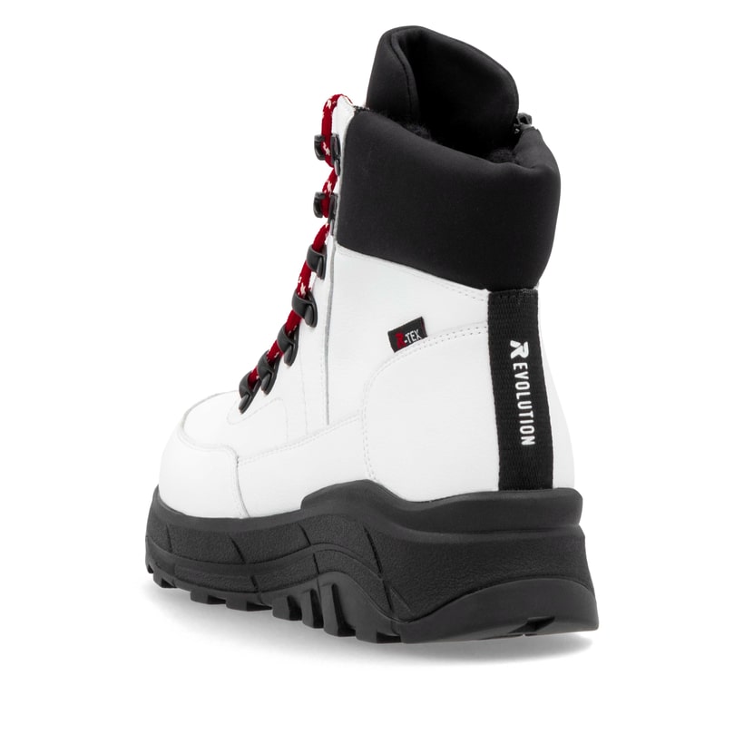 Rieker Artikelnummer W0063-81 Rieker Damen Schnürstiefel macciatoweiß Begrenztes Angebot