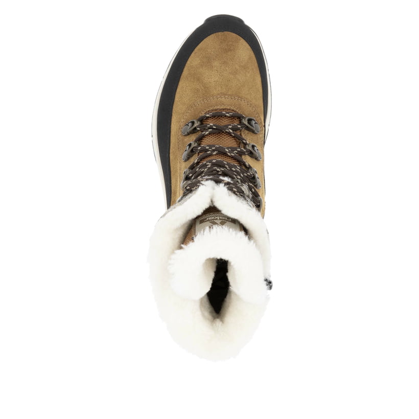 Rieker Artikelnummer W0066-22 Rieker Damen Schnürstiefel kamelbraun Online Shopping