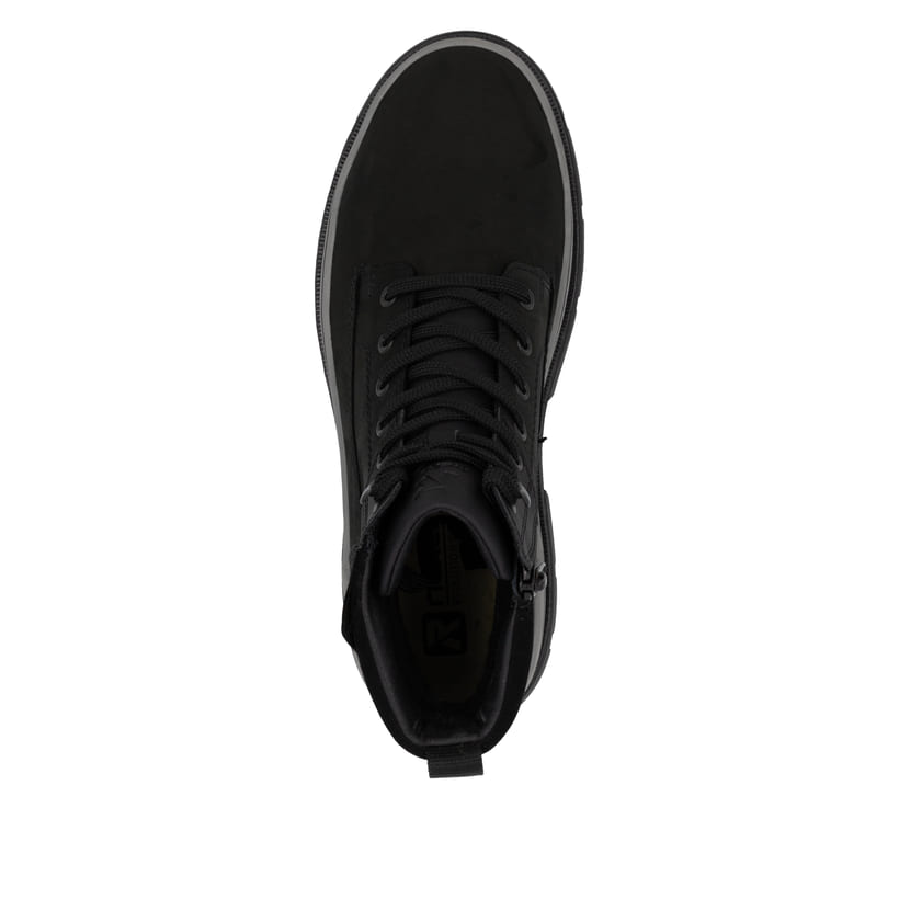 Rieker Artikelnummer U1273-00 Rieker Herren Schnürstiefel carbonschwarz Cyber Monday