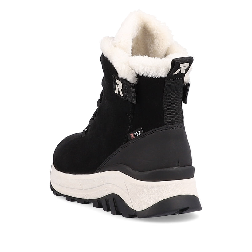 Rieker Artikelnummer W0060-00 Rieker Damen Schnürstiefel deep-black pearl Vatertagsangebot