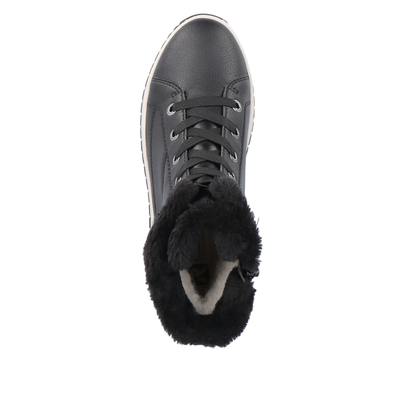 Rieker Artikelnummer W0963-01 Rieker Damen Schnürstiefel urbanschwarz Heißer Verkauf