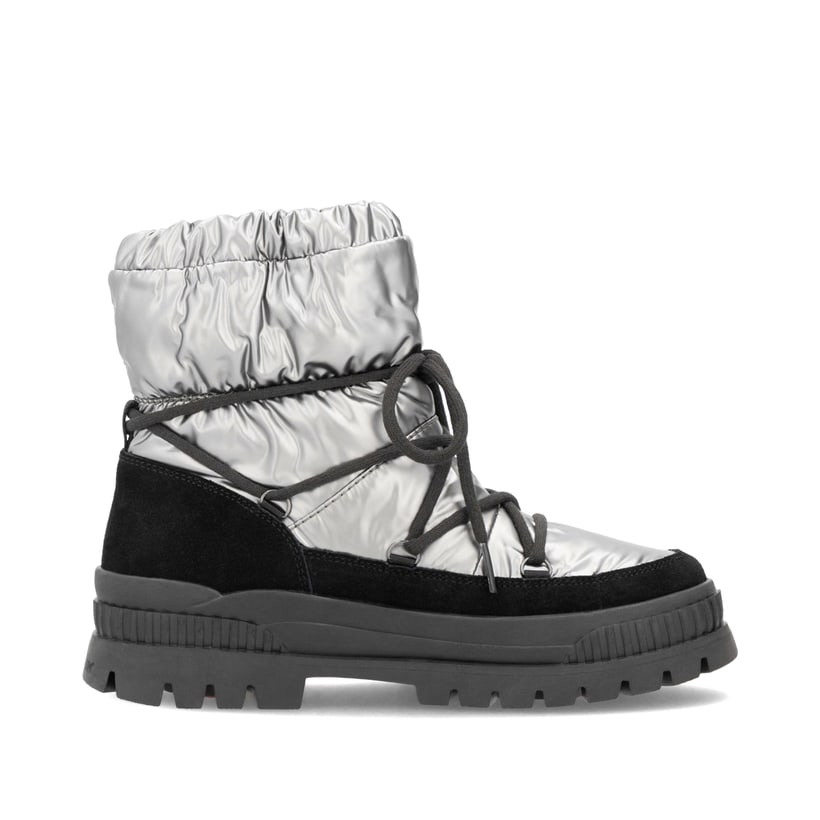 Rieker Artikelnummer W2170-42 Rieker Damen Kurzstiefel silber-schwarz Online Outlet