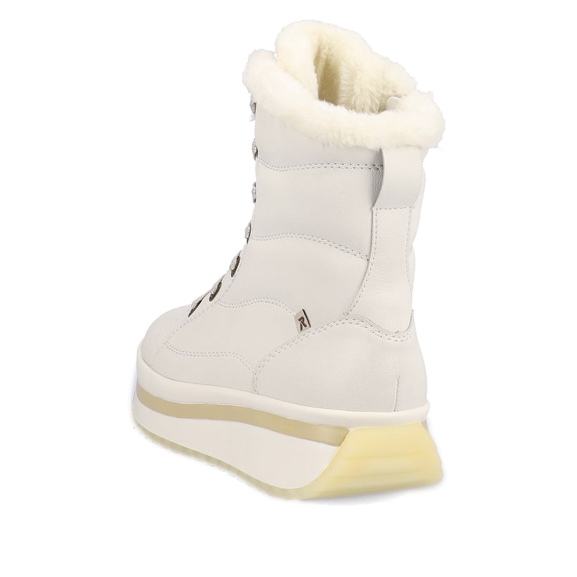 Rieker Artikelnummer W0963-80 Rieker Damen Schnürstiefel frostweiß Große Rabatte