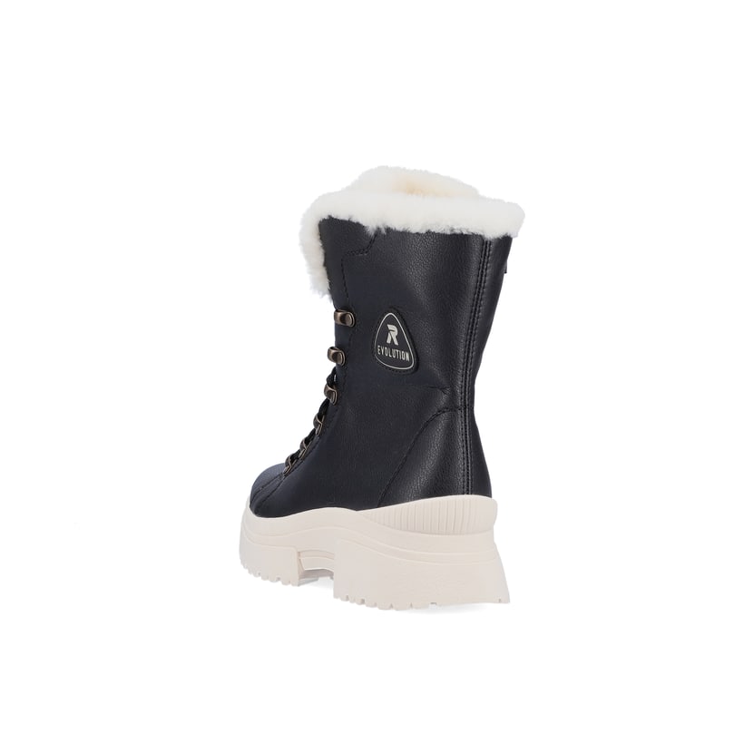 Rieker Artikelnummer W0372-00 Rieker Damen Schnürstiefel deep black Neuheiten