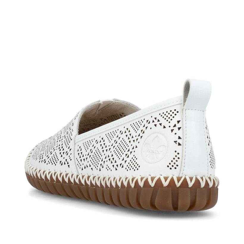 Rieker Artikelnummer M2851-80 Rieker Damen Ballerinas reinweiss Saisonale Angebote