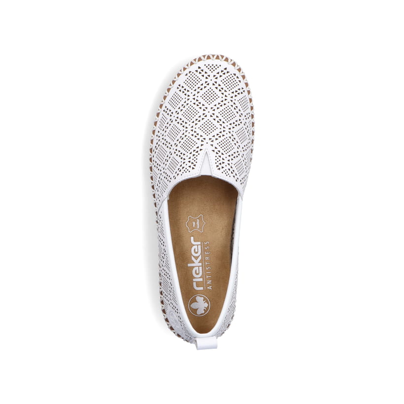 Rieker Artikelnummer M2851-80 Rieker Damen Ballerinas reinweiss Saisonale Angebote