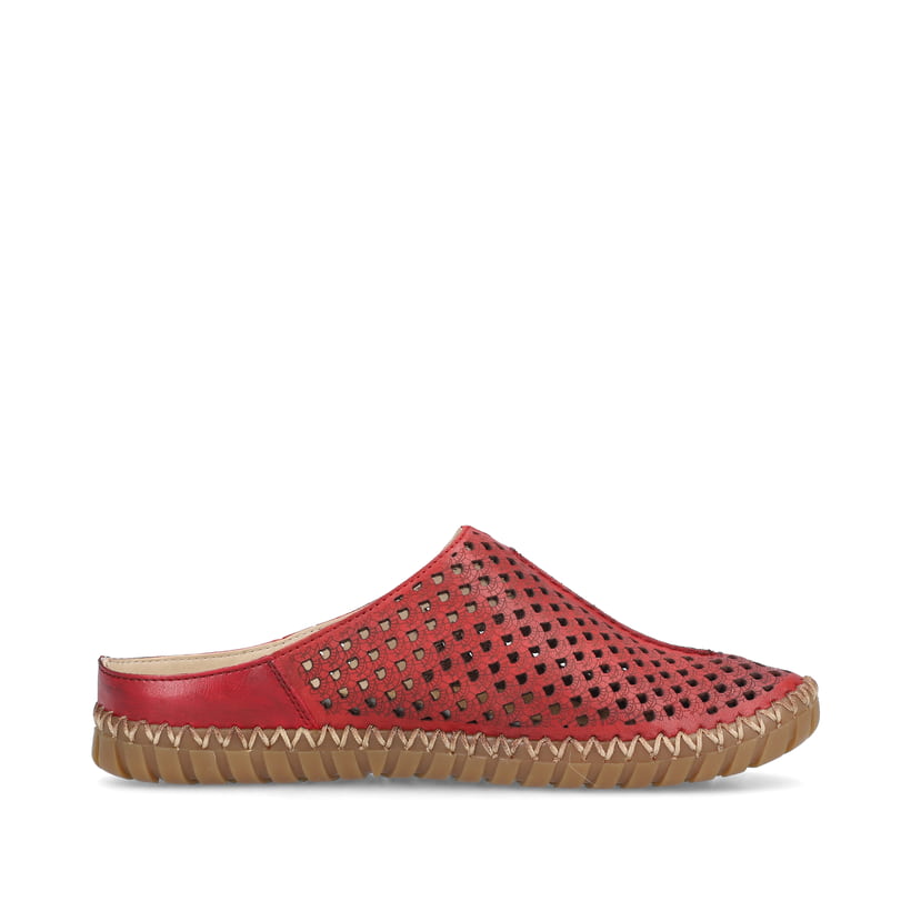 Rieker Artikelnummer M2885-35 Rieker Damen Clogs dunkelrot Kauf eins, bekomm eins gratis
