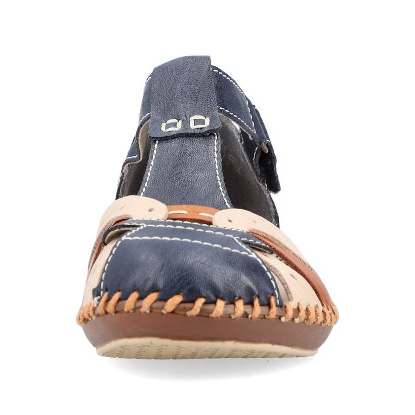 Rieker Artikelnummer M1655-14 Rieker Damen Riemchensandalen marineblau-beige Tägliche Deals