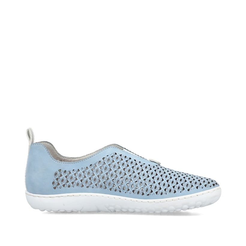 Rieker Artikelnummer 52866-10 Rieker Damen Slipper hellblau Wochenangebot
