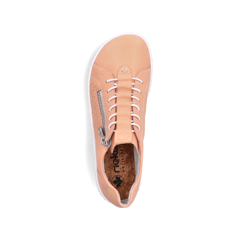 Rieker Artikelnummer 52826-38 Rieker Damen Slipper pfirsich Kostenlose Rückgabe