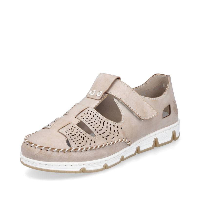 Rieker Artikelnummer 49958-61 Rieker Damen Slipper braun-beige JETZT KAUFEN
