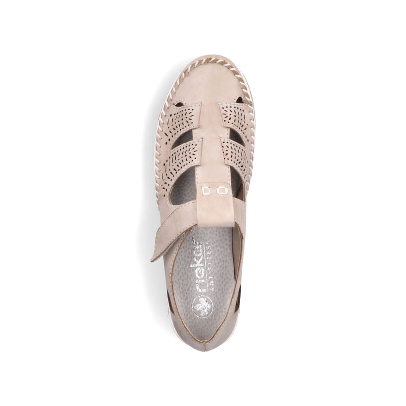 Rieker Artikelnummer 49958-61 Rieker Damen Slipper braun-beige JETZT KAUFEN