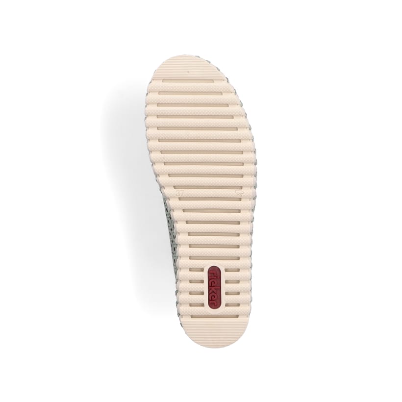 Rieker Artikelnummer N1963-52 Rieker Damen Slipper khakigrün Letzte 2 Tage