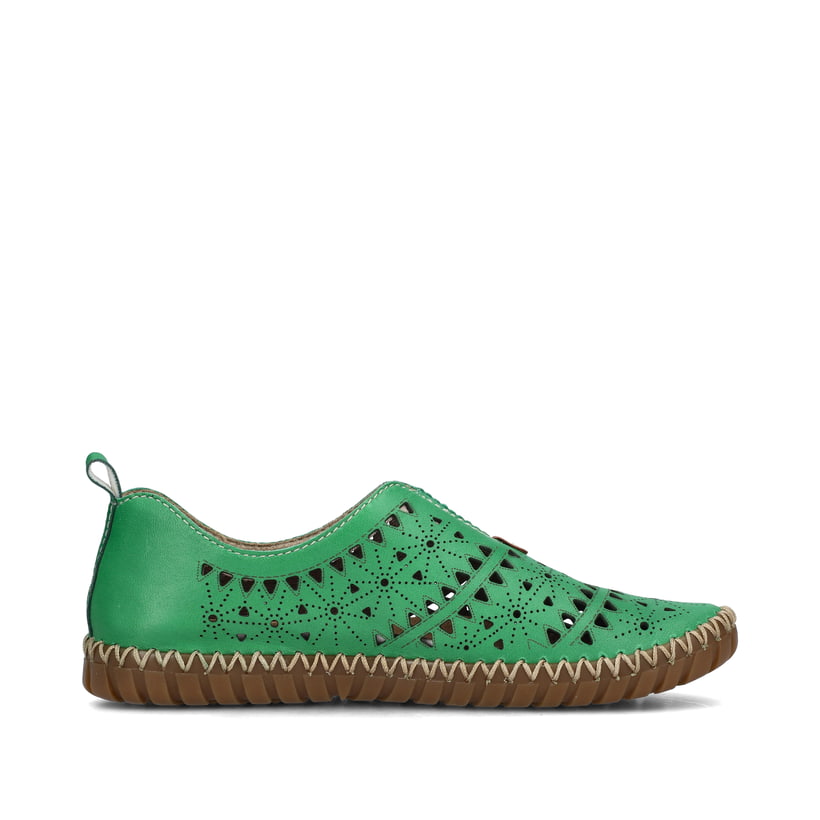 Rieker Artikelnummer M2852-52 Rieker Damen Slipper waldgrün Zeitbegrenzte Promotion
