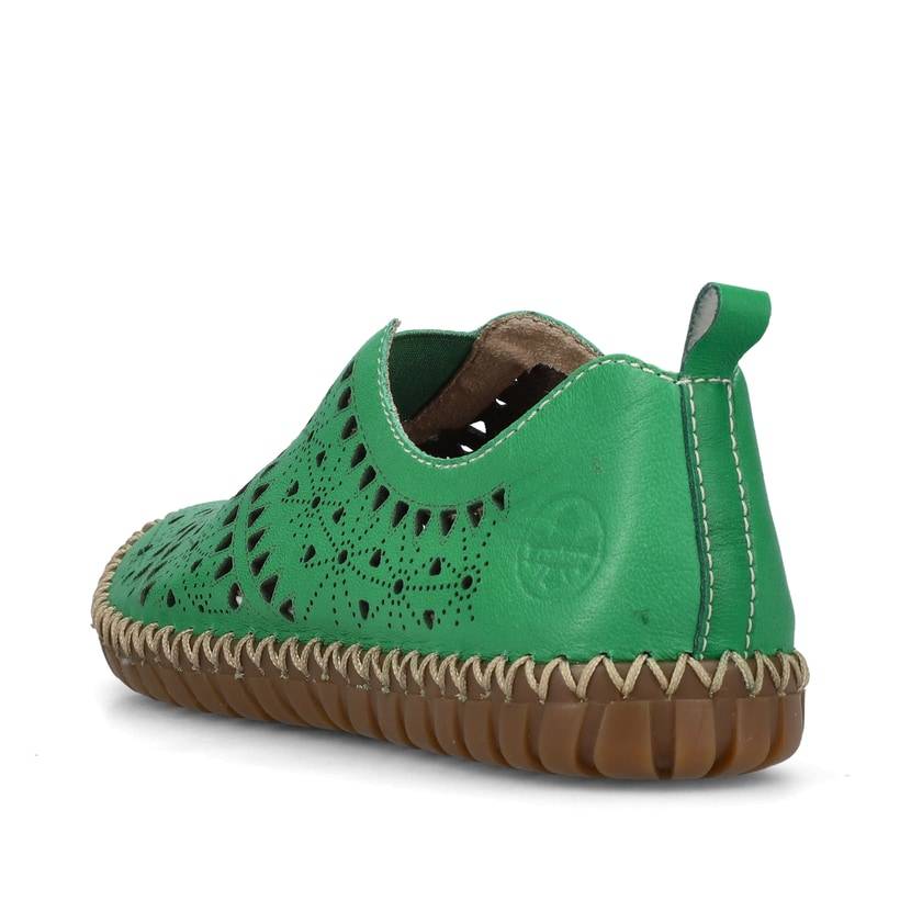Rieker Artikelnummer M2852-52 Rieker Damen Slipper waldgrün Zeitbegrenzte Promotion