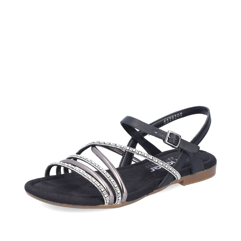 Rieker Artikelnummer 65262-00 Rieker Damen Riemchensandalen tiefschwarz Nur für heute