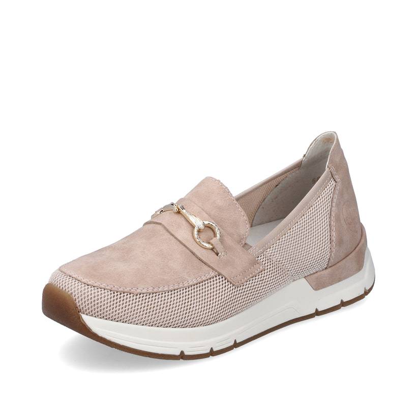 Rieker Artikelnummer 58955-31 Rieker Damen Loafer zartrosa Sonderangebot der Fabrik