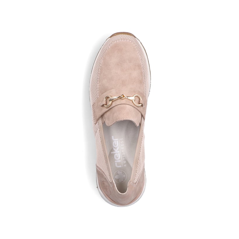 Rieker Artikelnummer 58955-31 Rieker Damen Loafer zartrosa Sonderangebot der Fabrik