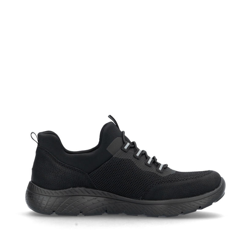 Rieker Artikelnummer M5058-00 Rieker Damen Slipper asphaltschwarz Vierteljährliche Förderung