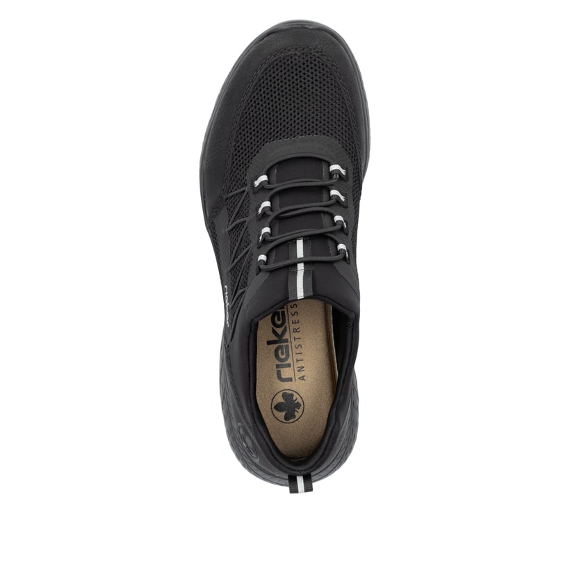 Rieker Artikelnummer M5058-00 Rieker Damen Slipper asphaltschwarz Vierteljährliche Förderung