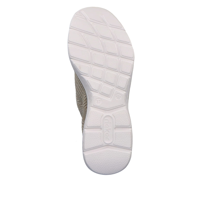 Rieker Artikelnummer M5074-64 Rieker Damen Slipper hellbeige Riesige Rabatte