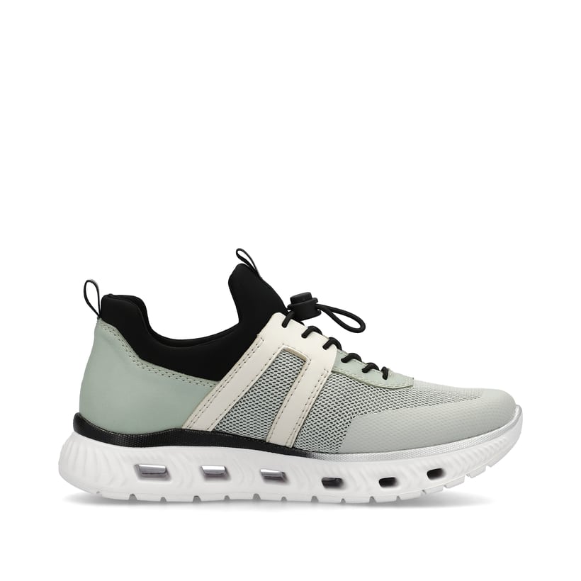Rieker Artikelnummer M6061-52 Rieker Damen Slipper mintgrün Clearance-Verkauf
