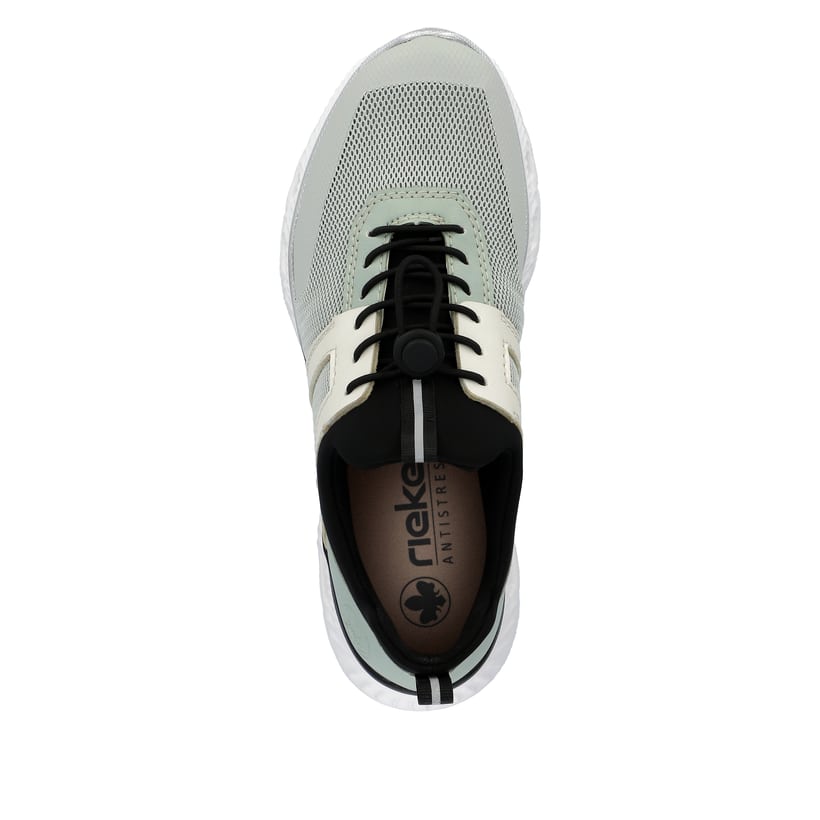 Rieker Artikelnummer M6061-52 Rieker Damen Slipper mintgrün Clearance-Verkauf
