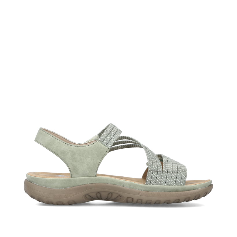 Rieker Artikelnummer 64870-52 Rieker Damen Riemchensandalen mintgrün Kostenloser Versand international