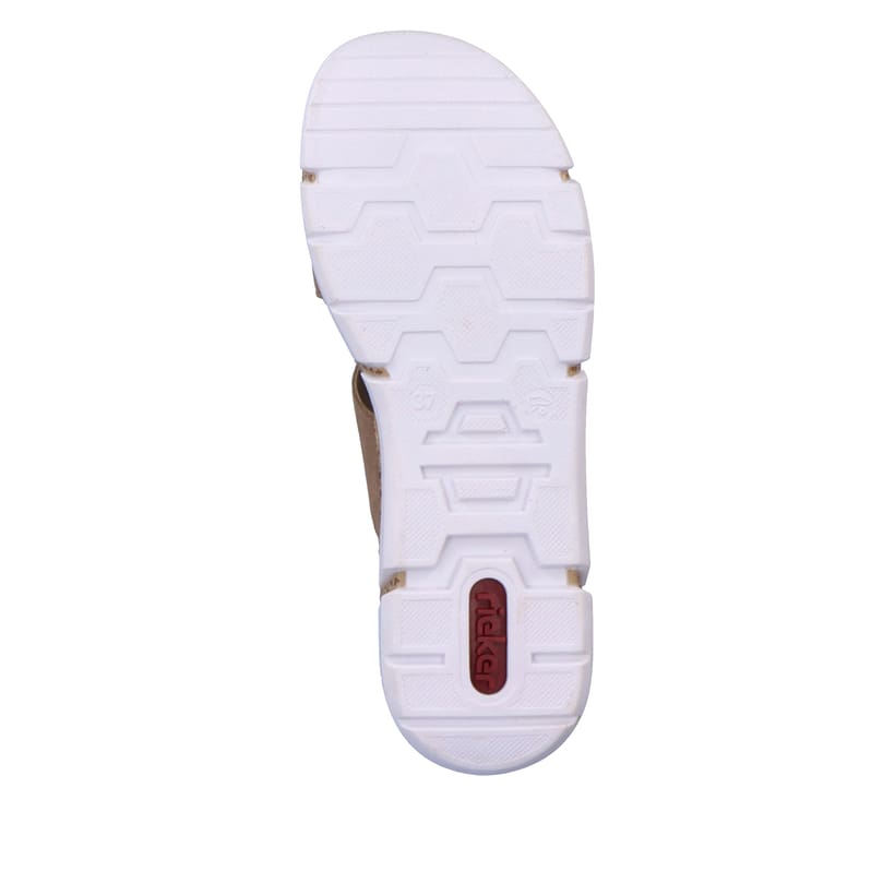 Rieker Artikelnummer V2392-62 Rieker Damen Pantoletten sandbeige Black Friday Preise