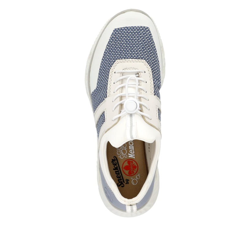 Rieker Artikelnummer M6061-90 Rieker Damen Slipper schwanenweiss zollfrei