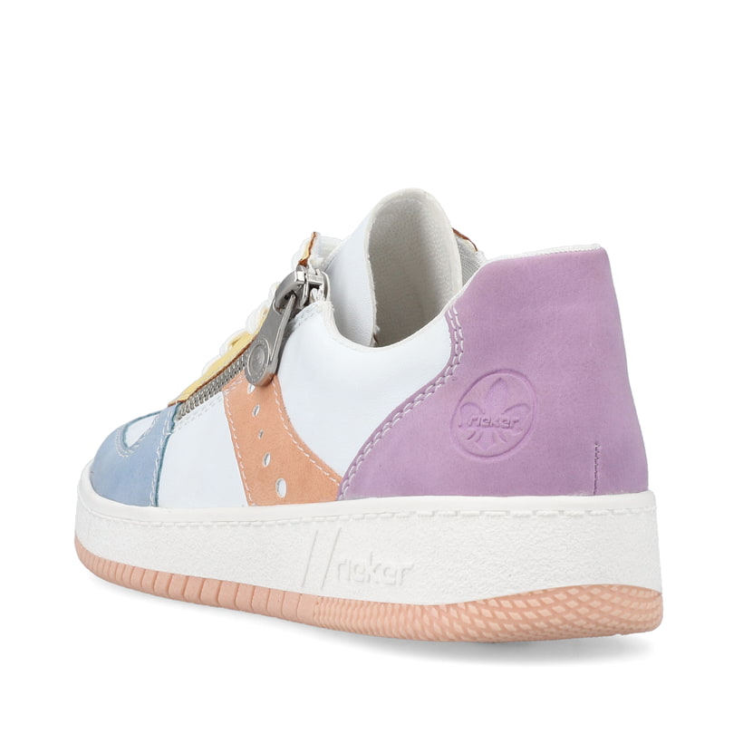 Rieker Artikelnummer M5520-91 Rieker Damen Sneaker Low weiss-bunt 50% Rabatt für begrenzte Zeit