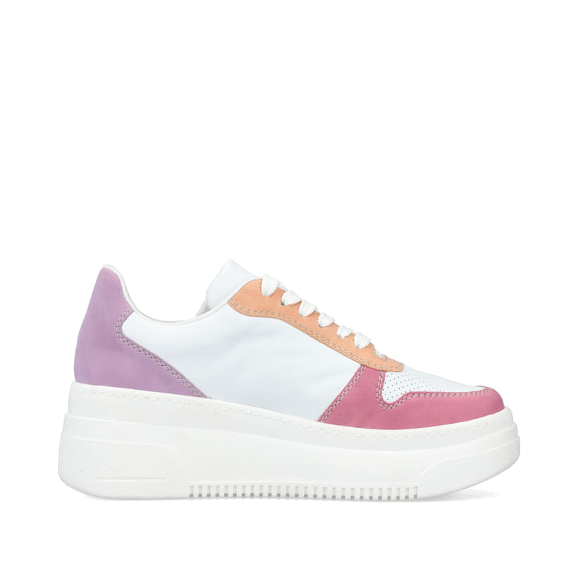 Rieker Artikelnummer M7814-90 Rieker Damen Sneaker Low eisweiss-mehrfarbig Online