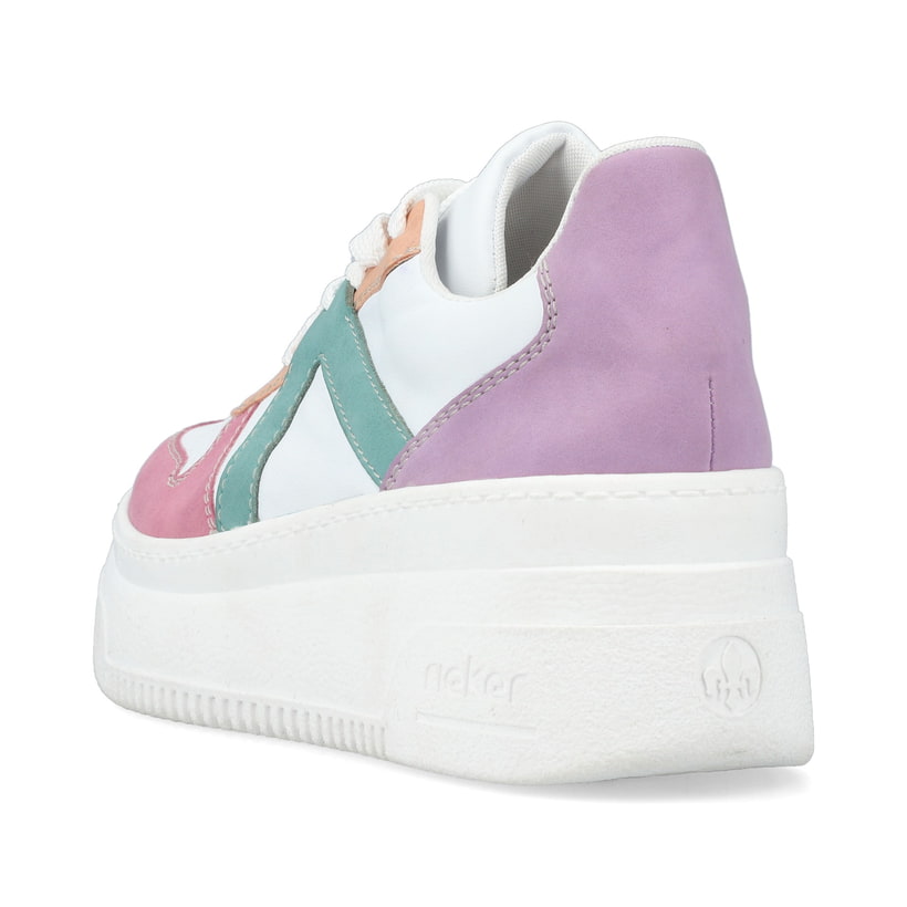 Rieker Artikelnummer M7814-90 Rieker Damen Sneaker Low eisweiss-mehrfarbig Online