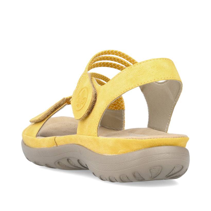 Rieker Artikelnummer 64870-68 Rieker Damen Riemchensandalen zitronengelb im Angebot