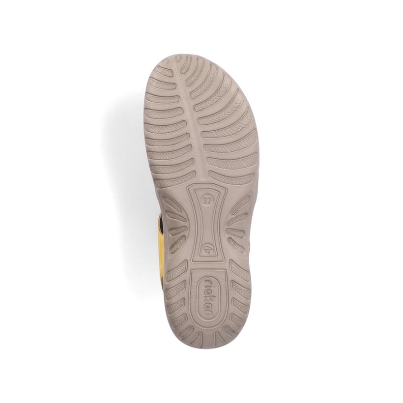 Rieker Artikelnummer 64870-68 Rieker Damen Riemchensandalen zitronengelb im Angebot