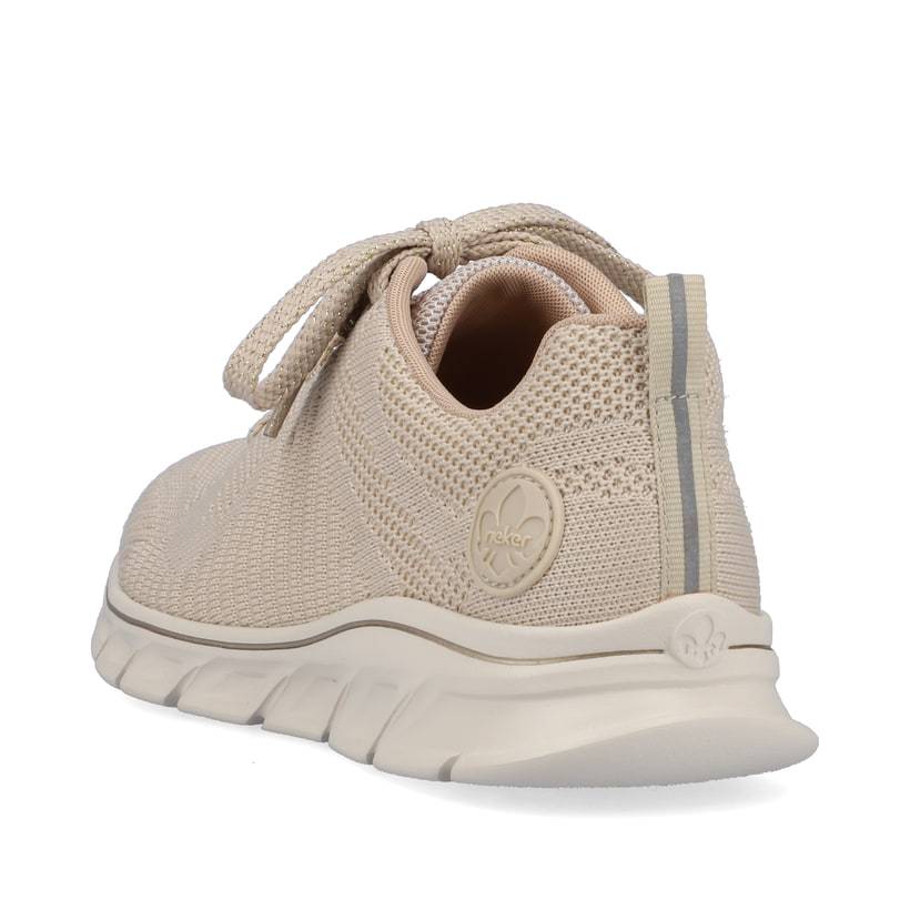 Rieker Artikelnummer 54022-80 Rieker Damen Sneaker Low hellbeige Günstiger Verkauf